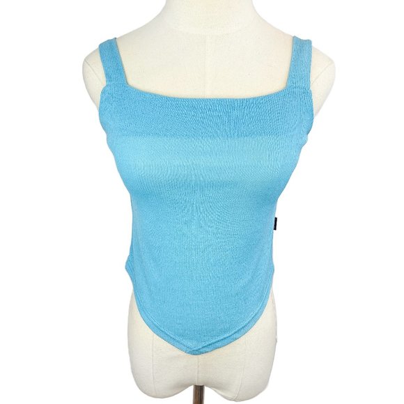 Defence (French brand) 90's Baby Spice Pointed Hem Tank - Picture 1 of 6